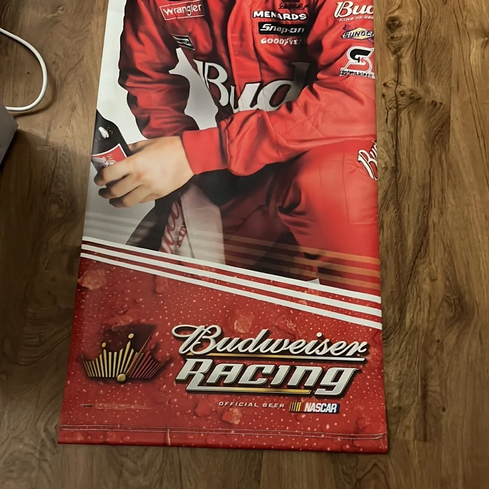 Dale Earnhardt jr. vinyl Double Sided Banner 60”x22”